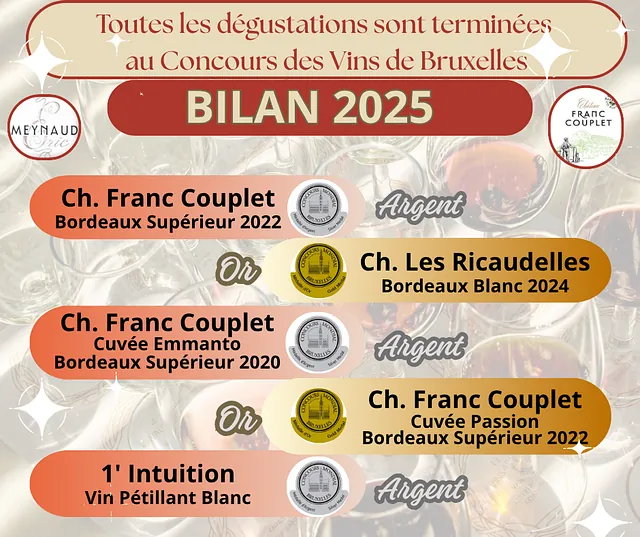 vins médaillés